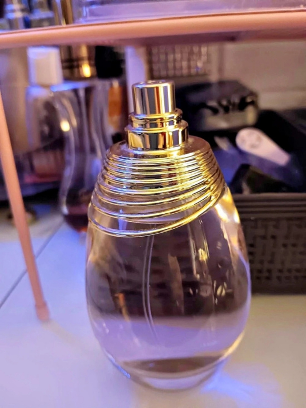 Dior Gold Fragrance Bottle